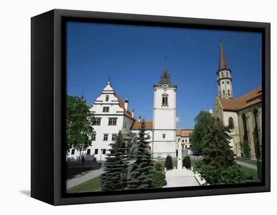 St. James Church and Town Hall, Levoca, Slovakia-Gavin Hellier-Framed Premier Image Canvas