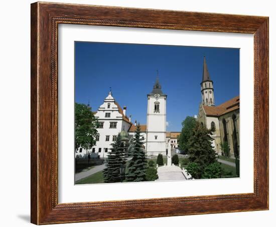 St. James Church and Town Hall, Levoca, Slovakia-Gavin Hellier-Framed Photographic Print