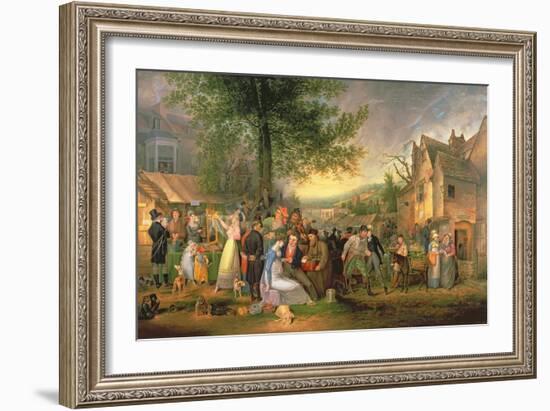 St. James's Fair, Bristol, 1824-Samuel Colman-Framed Giclee Print