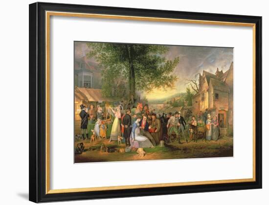 St. James's Fair, Bristol, 1824-Samuel Colman-Framed Giclee Print