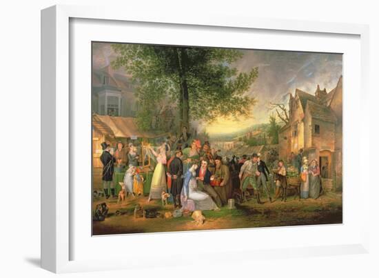 St. James's Fair, Bristol, 1824-Samuel Colman-Framed Giclee Print