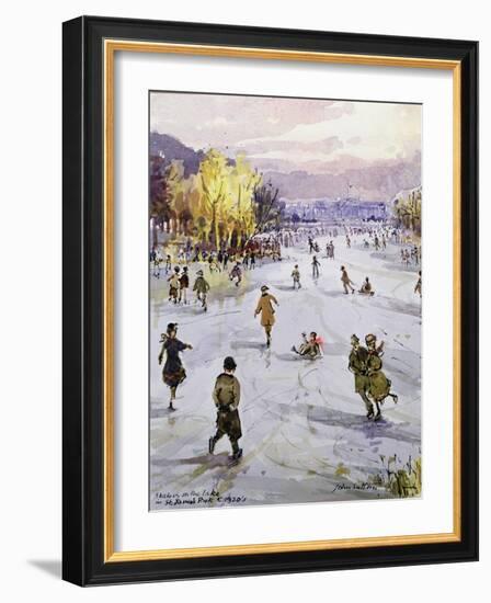 St. James's in the Snow, London, C.1920's-John Sutton-Framed Giclee Print