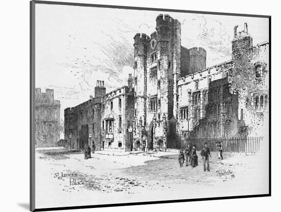 'St. James's Palace', 1886-Unknown-Mounted Giclee Print