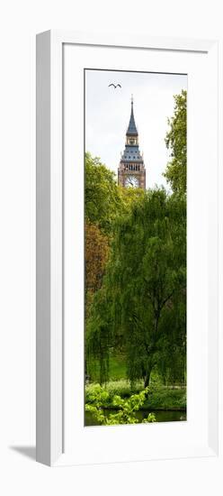 St James's Park Lake and the Millennium Wheel - London - England - United Kingdom - Door Poster-Philippe Hugonnard-Framed Photographic Print