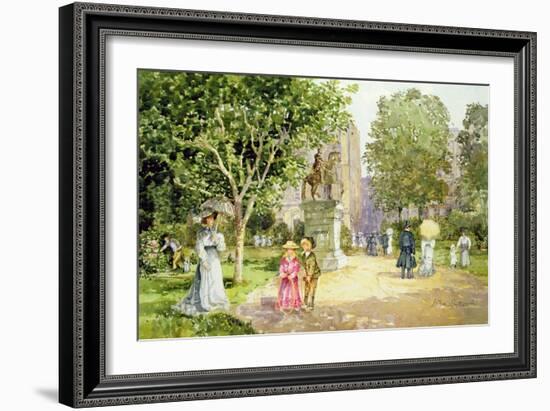 St James's Park, London-John Sutton-Framed Giclee Print