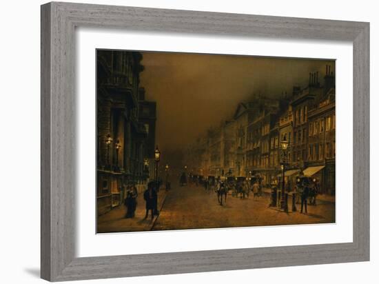 St James's Street-John Atkinson Grimshaw-Framed Giclee Print