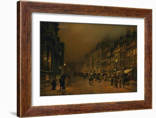 St James's Street-John Atkinson Grimshaw-Framed Giclee Print