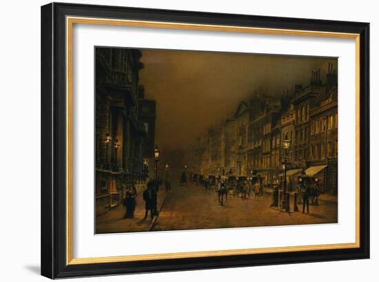 St James's Street-John Atkinson Grimshaw-Framed Giclee Print