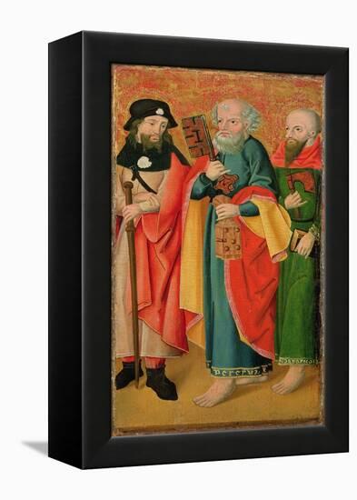 St James, St Peter and St Matthew (Oil on Panel)-German School-Framed Premier Image Canvas