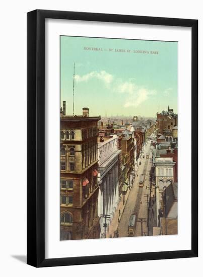 St. James Street, Montreal-null-Framed Art Print