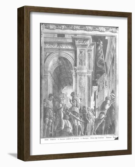 St. James the Great on His Way to Execution (Detail)-Andrea Mantegna-Framed Giclee Print