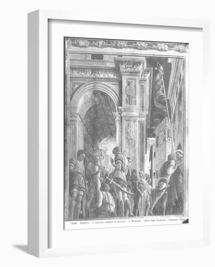 St. James the Great on His Way to Execution (Detail)-Andrea Mantegna-Framed Giclee Print