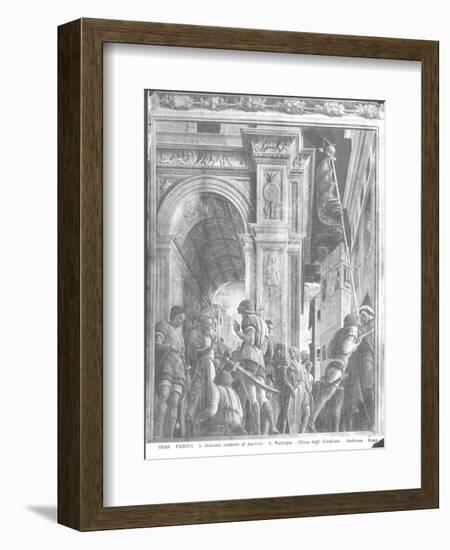 St. James the Great on His Way to Execution (Detail)-Andrea Mantegna-Framed Giclee Print