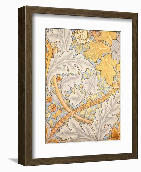 St James Wallpaper Design, 1881 (Colour Woodblock Print on Paper)-William Morris-Framed Giclee Print