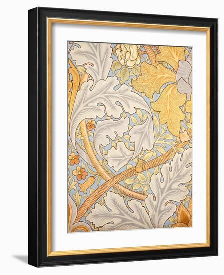 St James Wallpaper Design, 1881 (Colour Woodblock Print on Paper)-William Morris-Framed Giclee Print