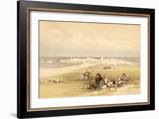 St. Jean D'Acre, April 24th 1839, Plate 65Volume II of 'The Holy Land', Engraved by Louis Haghe-David Roberts-Framed Giclee Print