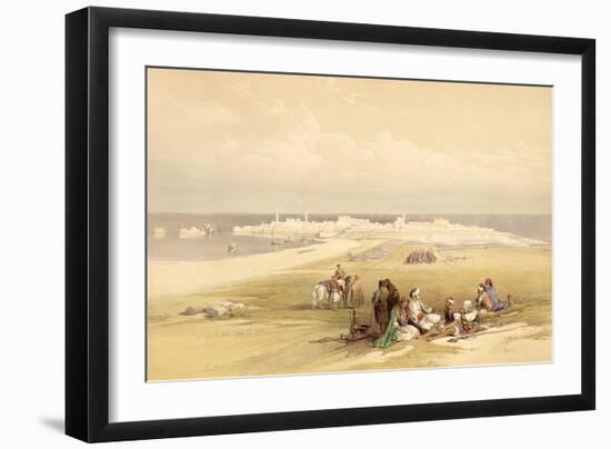 St. Jean D'Acre, April 24th 1839, Plate 65Volume II of 'The Holy Land', Engraved by Louis Haghe-David Roberts-Framed Giclee Print