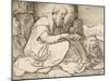 St. Jerome, 1513-Lucas van Leyden-Mounted Giclee Print