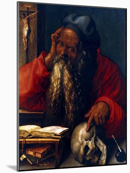 St Jerome, 1521-Albrecht Durer-Mounted Giclee Print