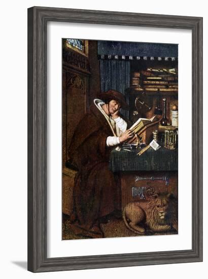 St Jerome, 15th Century-Petrus Christus-Framed Giclee Print