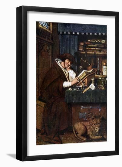 St Jerome, 15th Century-Petrus Christus-Framed Giclee Print