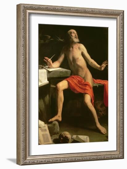 St. Jerome, 1657/58-Guido Cagnacci-Framed Giclee Print