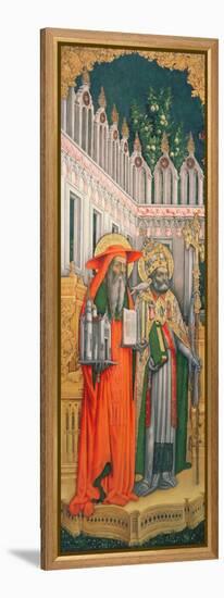 St. Jerome and St. Gregory-null-Framed Premier Image Canvas