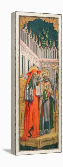 St. Jerome and St. Gregory-null-Framed Premier Image Canvas