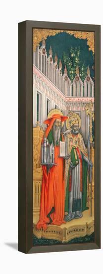 St. Jerome and St. Gregory-null-Framed Premier Image Canvas