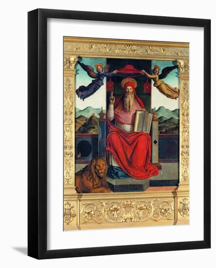 St Jerome at Pulpit-null-Framed Giclee Print