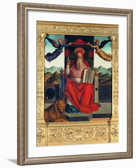 St Jerome at Pulpit-null-Framed Giclee Print