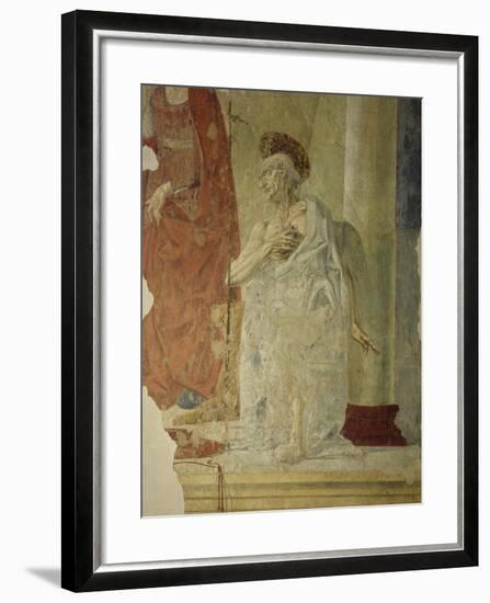 St Jerome, Attributed to Andrea Del Verrocchio Collaborators-null-Framed Giclee Print