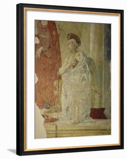 St Jerome, Attributed to Andrea Del Verrocchio Collaborators-null-Framed Giclee Print