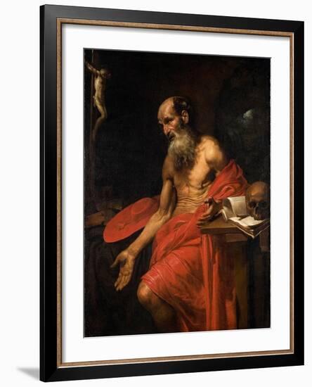 St. Jerome, C.1628-30-Valentin de Boulogne-Framed Giclee Print