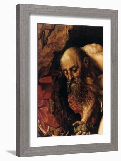 St Jerome, Detail, 1543-Jan Sanders van Hemessen-Framed Giclee Print