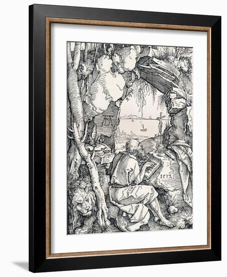 St Jerome in a Cave, 1512-Albrecht Dürer-Framed Giclee Print