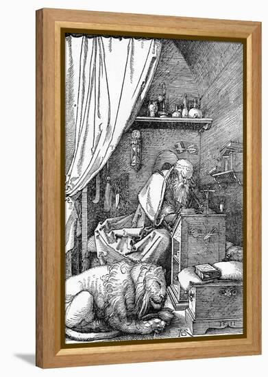 'St. Jerome in His Cell', 1511, (1906)-Albrecht Durer-Framed Premier Image Canvas