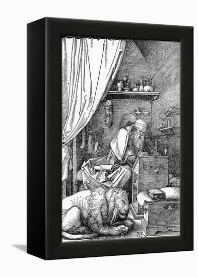 'St. Jerome in His Cell', 1511, (1906)-Albrecht Durer-Framed Premier Image Canvas