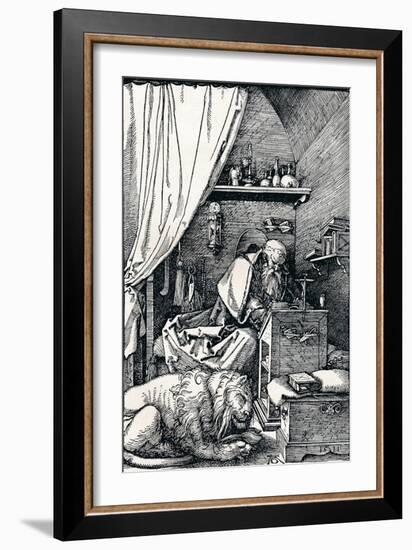 St Jerome in His Cell, 1511-Albrecht Dürer-Framed Giclee Print