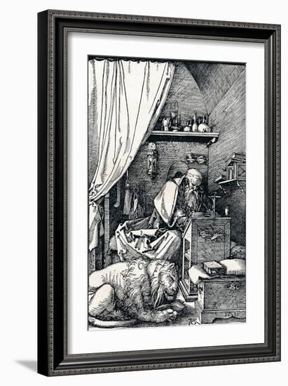 St Jerome in His Cell, 1511-Albrecht Dürer-Framed Giclee Print