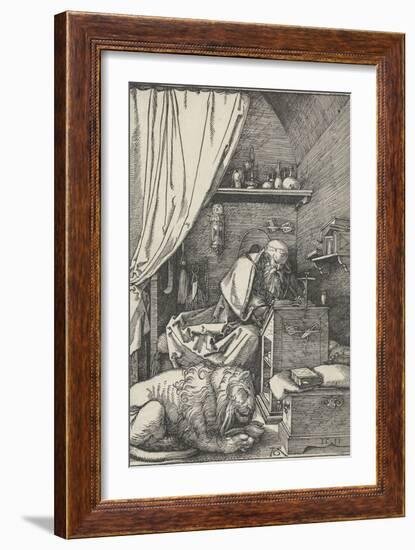 St. Jerome in His Study, 1511-Albrecht Durer-Framed Art Print