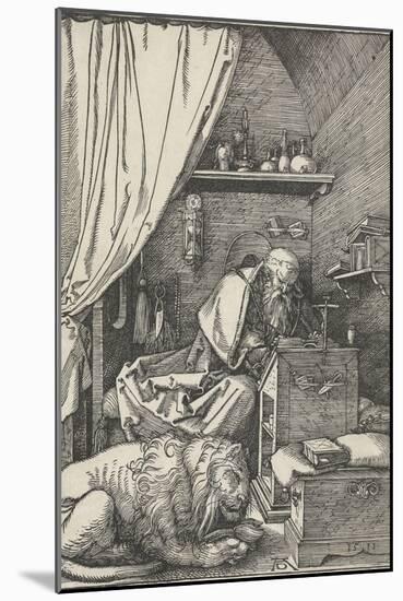 St. Jerome in His Study, 1511-Albrecht Durer-Mounted Art Print