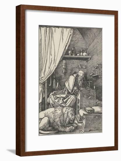 St. Jerome in His Study, 1511-Albrecht Durer-Framed Art Print