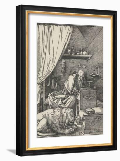 St. Jerome in His Study, 1511-Albrecht Durer-Framed Art Print