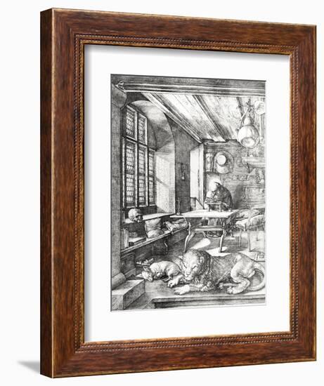 St. Jerome in His Study, 1514-Albrecht Dürer-Framed Giclee Print