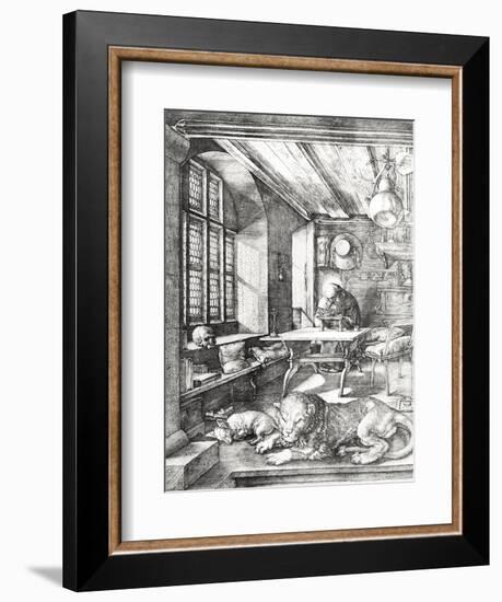 St. Jerome in His Study, 1514-Albrecht Dürer-Framed Giclee Print