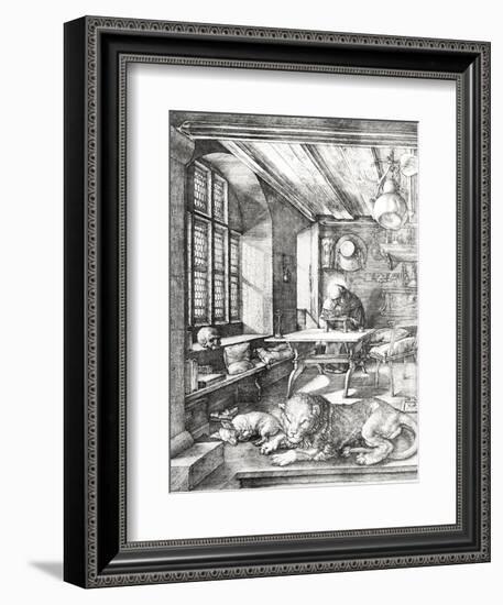 St. Jerome in His Study, 1514-Albrecht Dürer-Framed Giclee Print