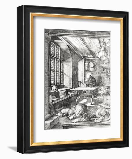 St. Jerome in His Study, 1514-Albrecht Dürer-Framed Giclee Print