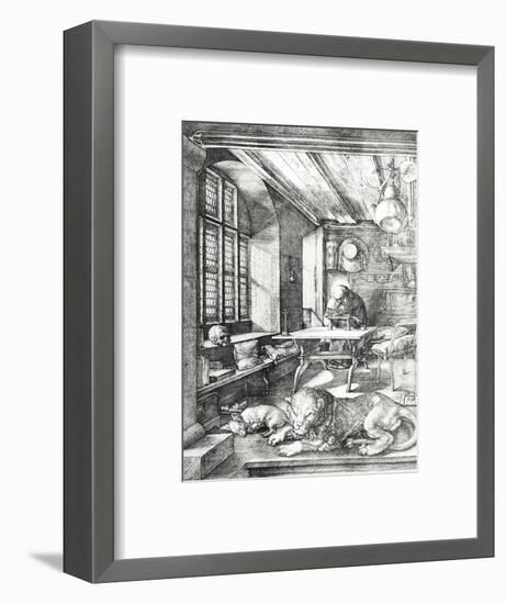 St. Jerome in His Study, 1514-Albrecht Dürer-Framed Premium Giclee Print