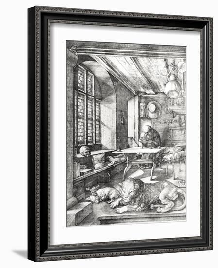 St. Jerome in His Study, 1514-Albrecht Dürer-Framed Giclee Print